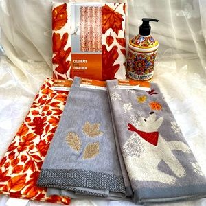 CELEBRATE FALL BATH TOWELS & SHOWER CURTAIN SET